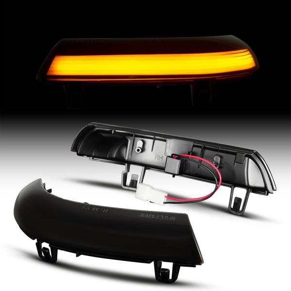 LED Spiegel Blinker Schwarz Smoke für VW Golf 5 Eos Passat 3C Jetta 3 SCHWARZ